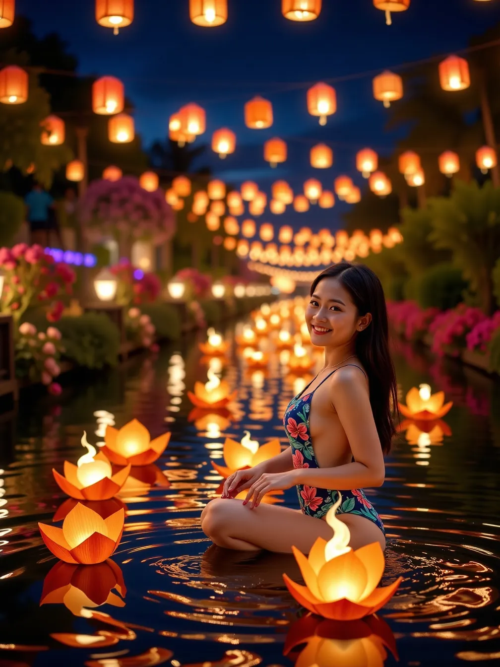 Celebrating Loy Krathong: A Night of Floating Lanterns