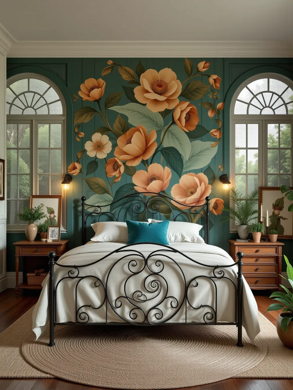 Elegant Art Nouveau Bedroom Design