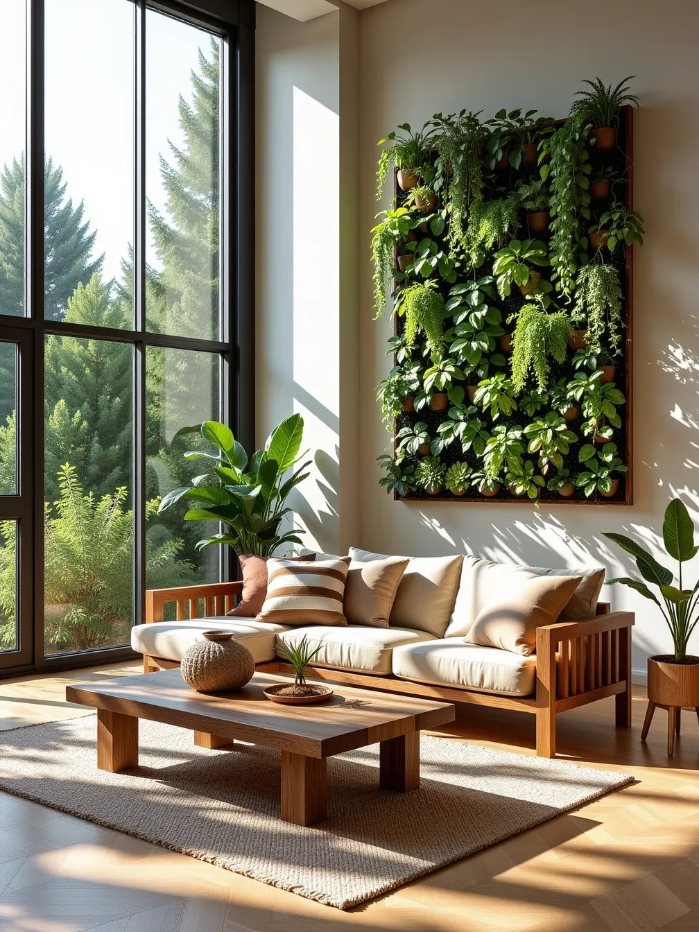 Modern Eco-Friendly Living Room Design