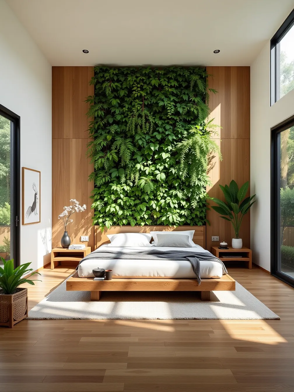 Contemporary Zen Bedroom Interior